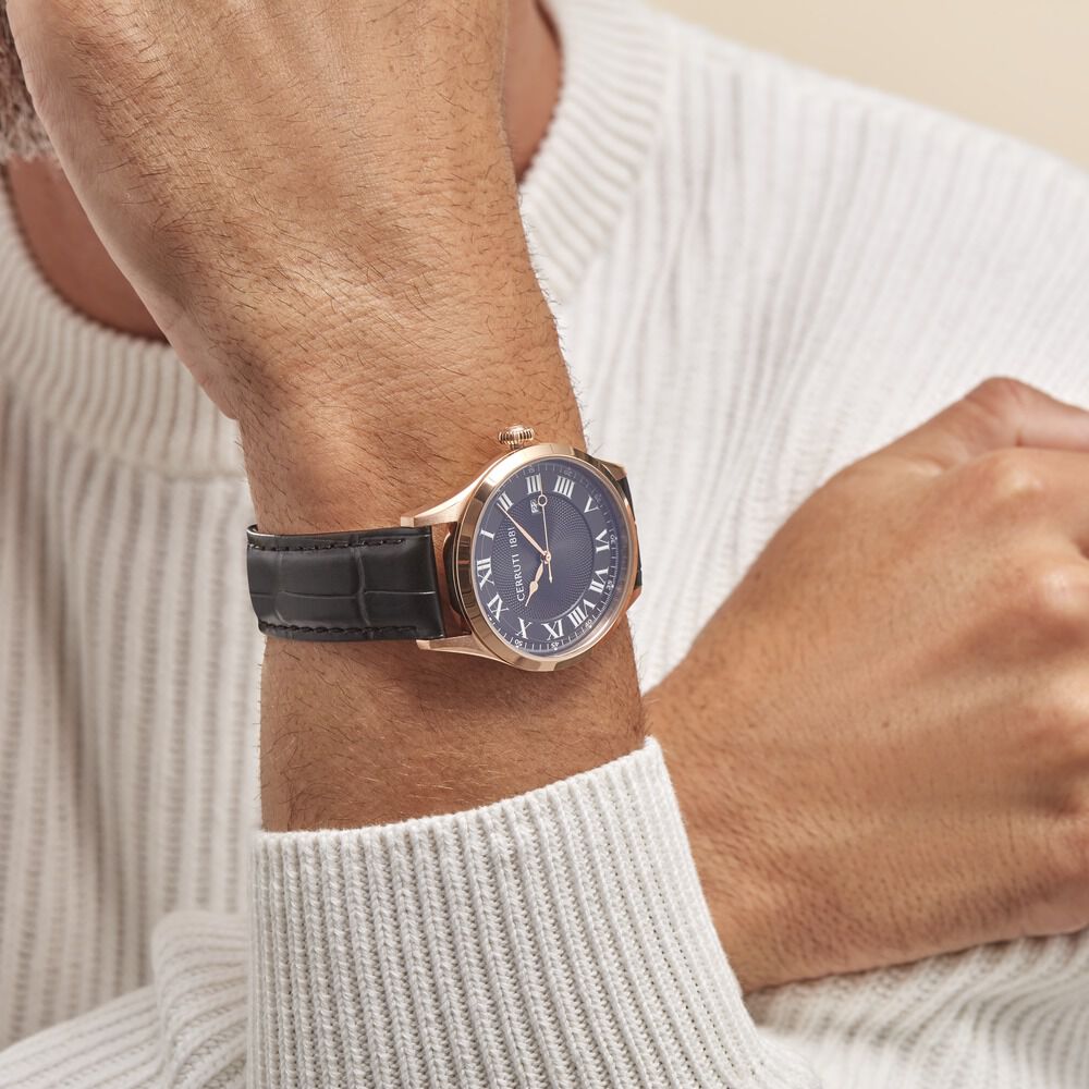 Montre Cerruti Torcegno Master Noir - Montres classiques Homme | Marc Orian