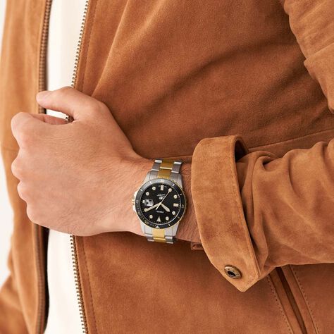 Montre Fossil Blue Noir - Montres sport Homme | Marc Orian