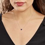 Collier Kelvyn Argent Blanc Oxyde - Colliers avec pierres Femme | Marc Orian