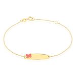 Bracelet Identit&eacute;e Marcel Or Jaune - Gourmettes Enfant | Marc Orian