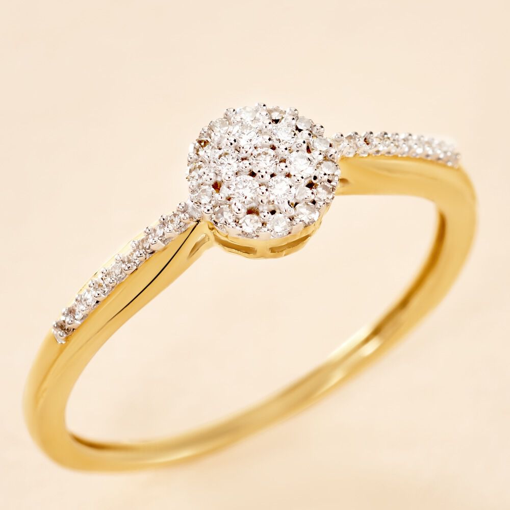Bague Veranina Or Jaune Diamant - Bagues pierres précieuses Femme | Marc Orian