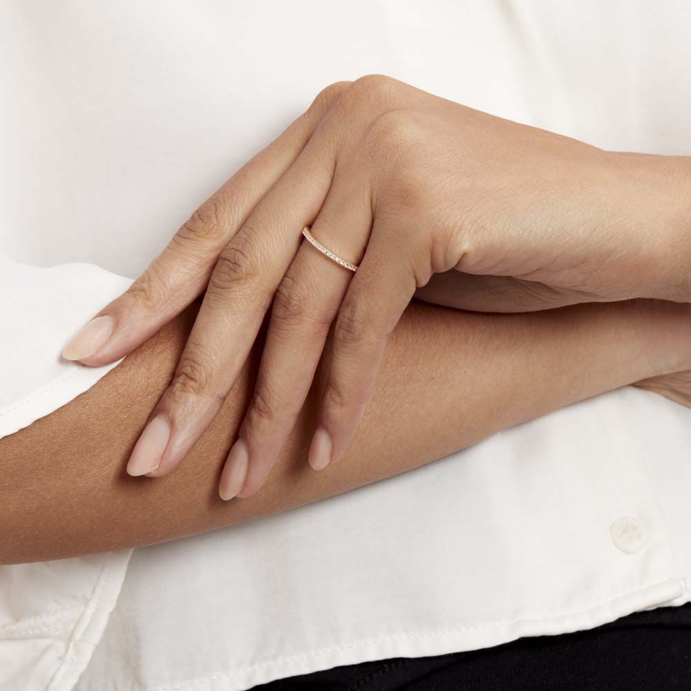 Alliance Julietta Or Jaune Oxyde De Zirconium -  Femme | Marc Orian