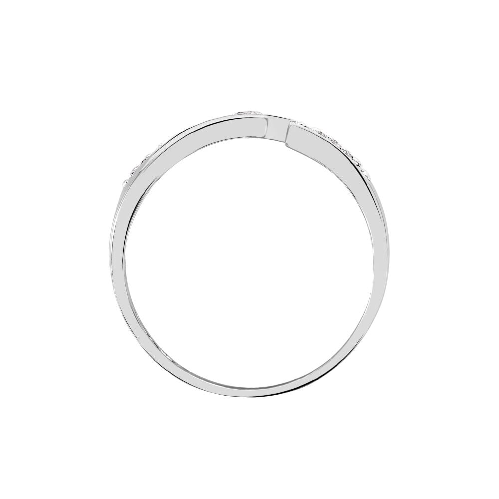 Bague Solitaire Elisa Or Blanc Diamant - Parures de mariage Femme | Marc Orian