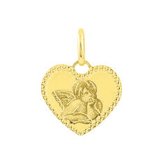 Pendentif Ange Coeur Or Jaune - Pendentifs Famille | Marc Orian