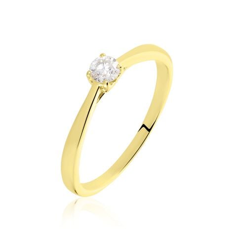 Bague Solitaire Vicoeuria Or Jaune Diamant - Solitaires Femme | Marc Orian
