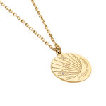 Collier Amai Plaqu&eacute; Or Jaune Oxyde De Zirconium - Colliers avec pierres Femme | Marc Orian