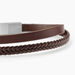 Bracelet Jourdan Cuir De Vache Marron - Bracelets cuir Homme | Marc Orian