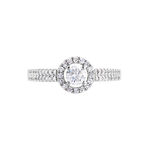 Bague Or Blanc Natanaele Diamants - Solitaires Femme | Marc Orian