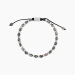 Bracelet Lisandro Acier Argent&eacute; - Bracelets cordons Homme | Marc Orian