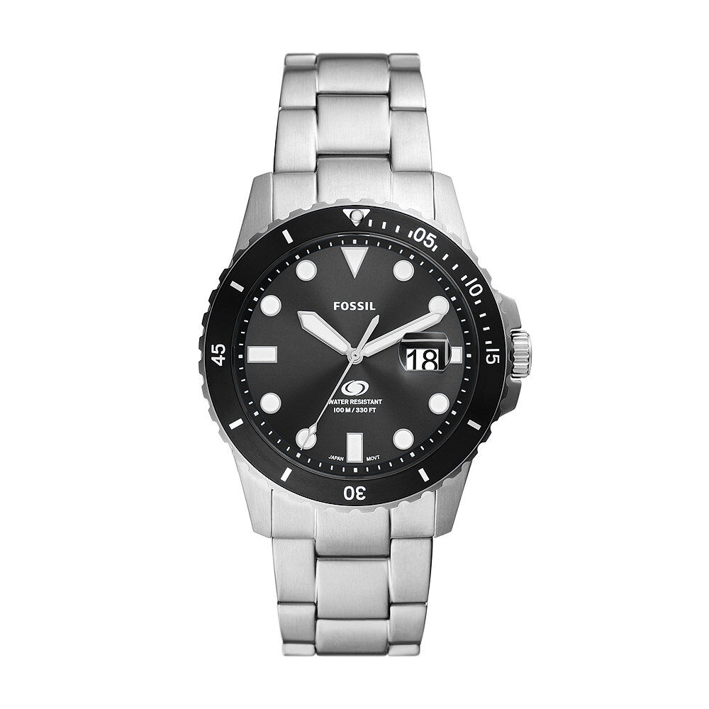 Montre Fossil Blue Dive Noir - Montres &eacute;tanches Homme | Marc Orian