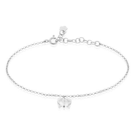 Bracelet Argent Blanc Patriki Cristal De Swarovski - Bracelets chaînes Femme | Marc Orian