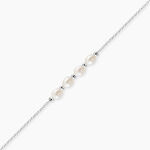 Bracelet Flawless Argent Blanc Perle De Culture - Bracelets fantaisie Femme | Marc Orian