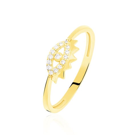 Bague Anahide Or Jaune Oxyde De Zirconium - Bagues avec pierre Femme | Marc Orian