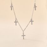 Collier Ivah Argent Blanc Oxyde De Zirconium - Colliers avec pierres Femme | Marc Orian