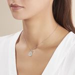 Pendentif Zodiaque Rond Argent Blanc - Bijoux personnalis&eacute;s Famille | Marc Orian