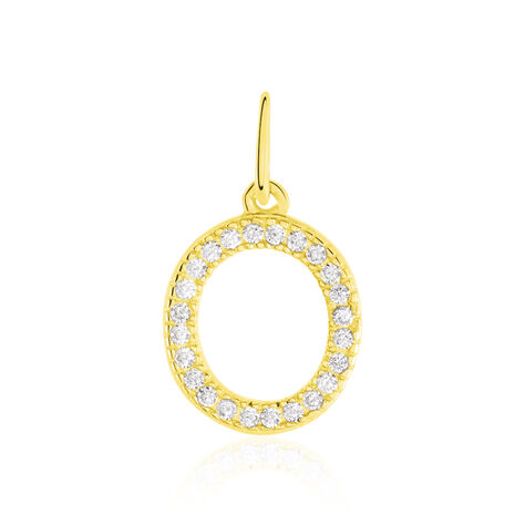 Pendentif Lettre O Or Jaune Oxyde - Pendentifs Famille | Marc Orian