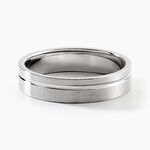 Alliance Berker Palladium Blanc - Alliances duo Unisex | Marc Orian