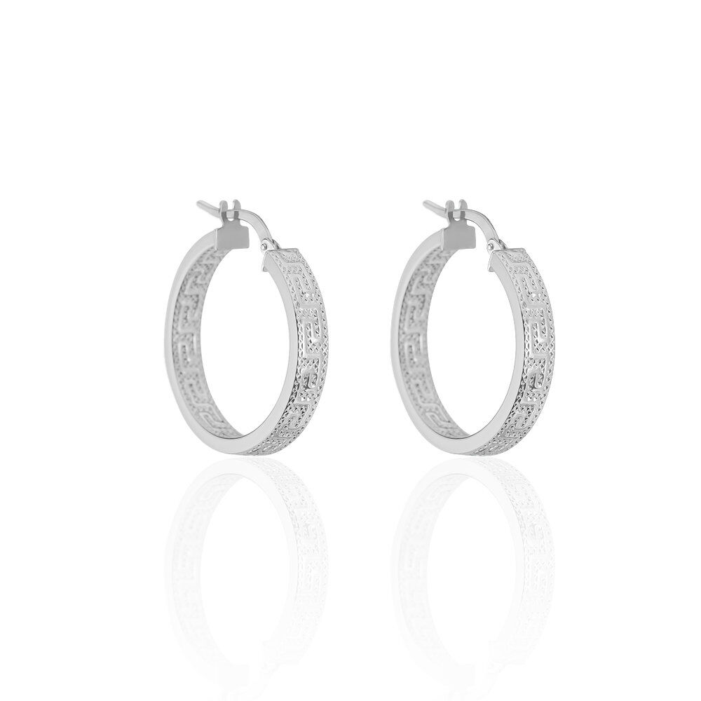 Créoles Ugenie Or Blanc - Créoles Femme | Marc Orian
