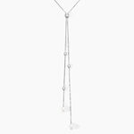 Collier De Dos Indigo Argent Perle De Culture Oxyde - Colliers avec pierres Femme | Marc Orian