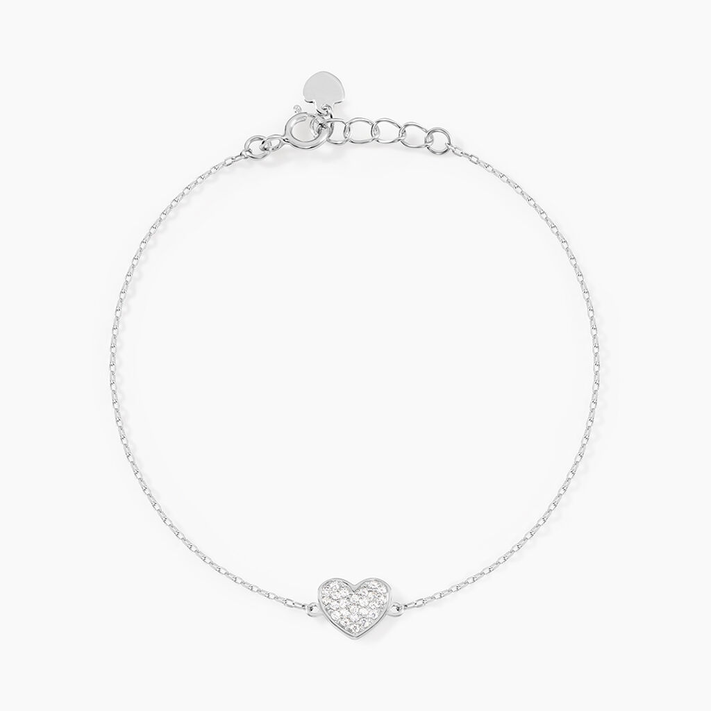 Bracelet Annouk Argent Blanc Oxyde De Zirconium - Bracelets fantaisie Femme | Marc Orian
