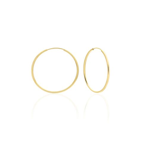 Créoles Dominae Or Jaune - Boucles d'oreilles Créoles Femme | Marc Orian