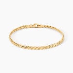 Bracelet Jayna Maille Palmier Or Jaune - Bracelets mailles Femme | Marc Orian