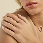 Bague Eugenie Argent Rose Oxyde De Zirconium - Bijoux fantaisie Femme | Marc Orian