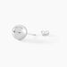 Boucles D'oreilles Puces Virgie Argent Blanc - Puces Femme | Marc Orian