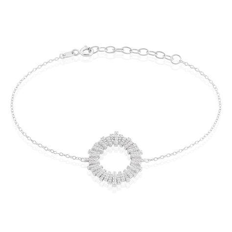 Bracelet Doretta Argent Blanc Oxyde De Zirconium - Bracelets chaînes Femme | Marc Orian