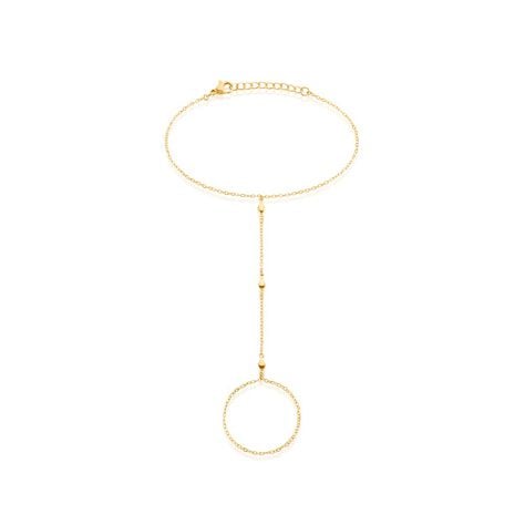 Bijou De Main Jaipur Acier Jaune - Bracelets chaînes Femme | Marc Orian