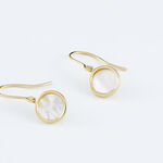 Boucles D'oreilles Pendantes Joana Or Jaune Nacre - Pendantes Femme | Marc Orian