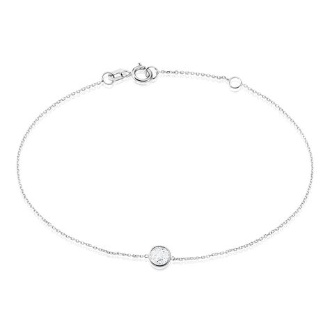 Bracelet Eryne Or Blanc - Bracelets Medailles Femme | Marc Orian