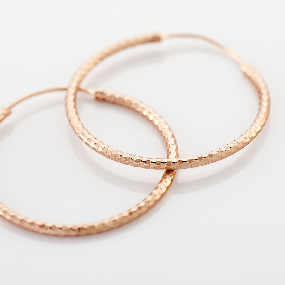 Créoles Argent Rose Agathe - Créoles Femme | Marc Orian