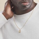 Pendentif Lamie Zodiaque Parchemin Or Jaune - Bijoux personnalis&eacute;s Famille | Marc Orian