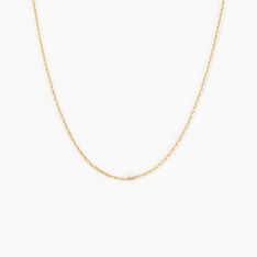 Chaîne Igoa Maille Forçat Diamantee Or Jaune - Chaines Femme | Marc Orian