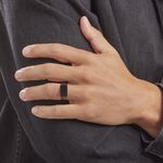 Chevali&egrave;re Acier Noir Luciano - Bijoux fantaisie Homme | Marc Orian