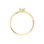 Bague Solitaire Servana Or Jaune Oxyde De Zirconium - Solitaires Femme | Marc Orian