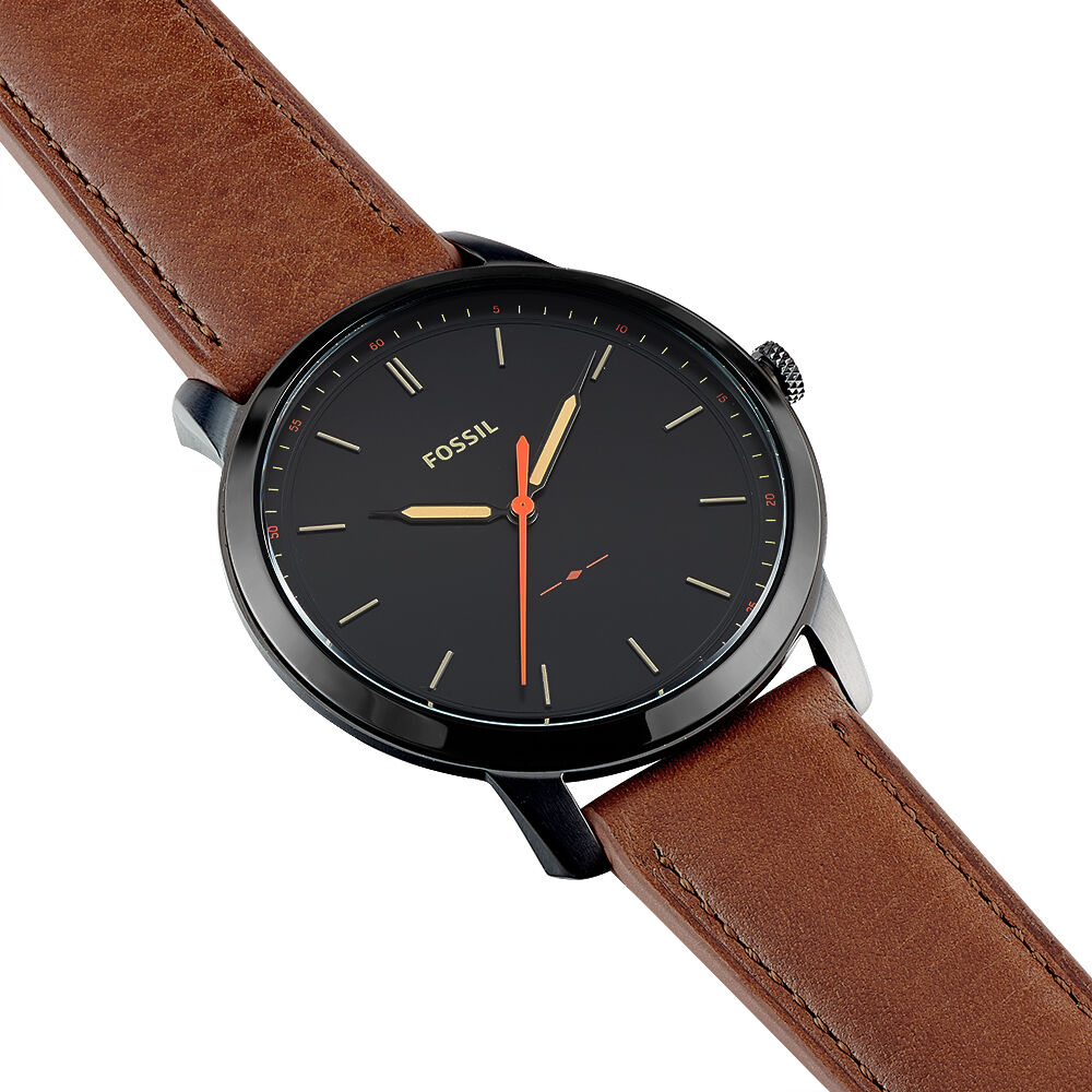 Montre Fossil Minimalist Noir - Montres classiques Homme | Marc Orian