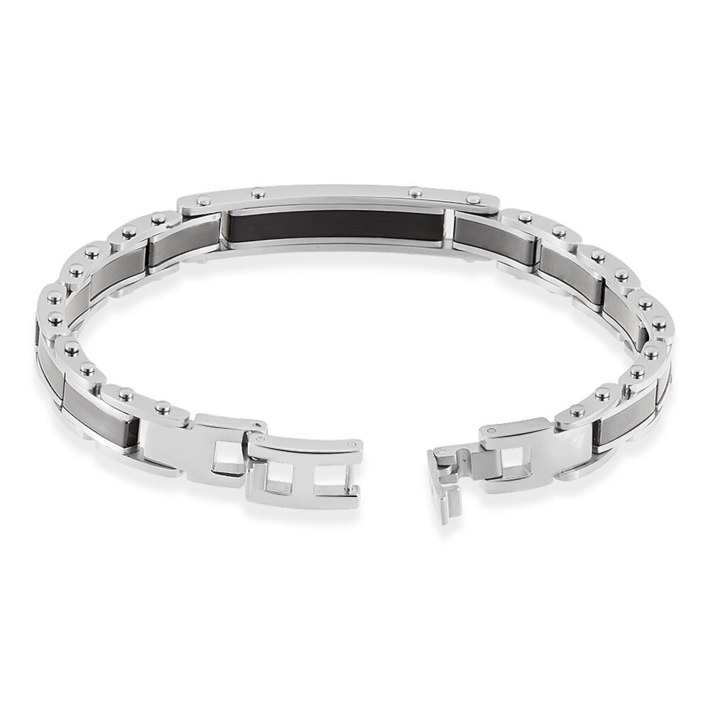 Bracelet Nuku Acier Blanc - Bracelets mailles Homme | Marc Orian