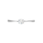 Bague Solitaire Or Blanc Solenia Diamant - Parures de mariage Femme | Marc Orian
