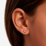 Boucles D'oreilles Puces Coeurs Or Jaune - Puces Enfant | Marc Orian