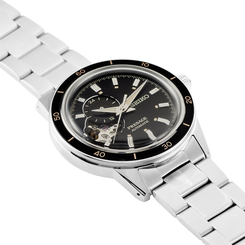Montre Seiko Presage Noir - Fête des pères Homme | Marc Orian
