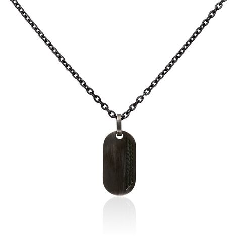 Collier Phebus Him Casual Acier Noir - Colliers fantaisie Homme | Marc Orian