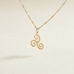 Pendentif Cobeia Triskel Or Jaune - Pendentifs Famille | Marc Orian