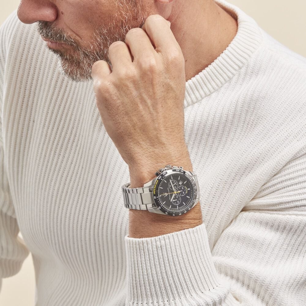 Montre Maserati Traguardo Noir - Montres étanches Homme | Marc Orian