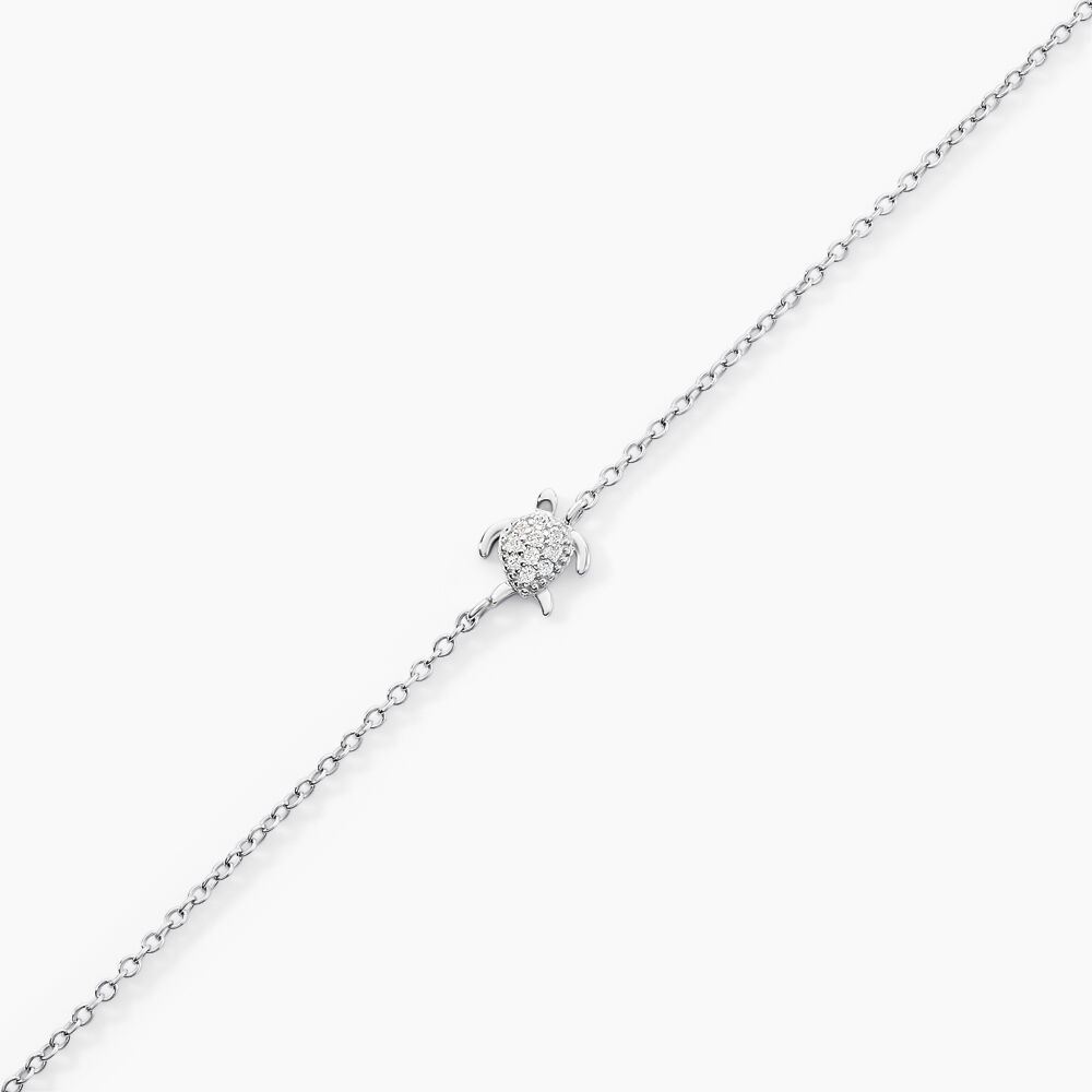 Bracelet Desert Argent Blanc Oxyde De Zirconium - Bracelets chaînes Femme | Marc Orian