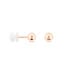 Boucles D'oreilles Puces Fidelia Boule Or Rose - Puces Femme | Marc Orian