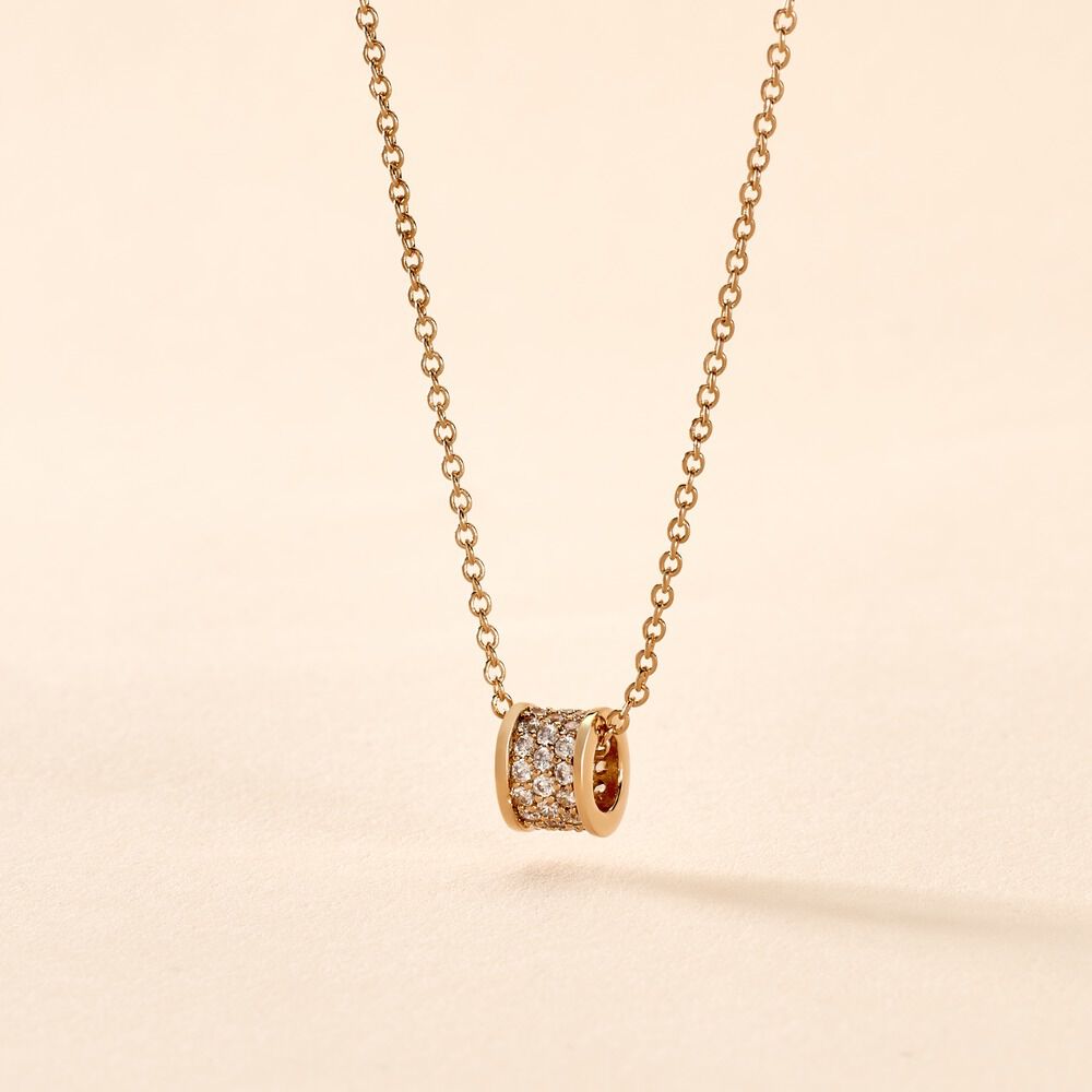 Collier Gia Plaqu&eacute; Or Jaune Oxyde De Zirconium - Colliers avec pierres Femme | Marc Orian