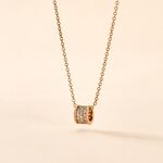 Collier Gia Plaqu&eacute; Or Jaune Oxyde De Zirconium - Colliers avec pierres Femme | Marc Orian