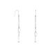 Boucles D'oreilles Pendantes Sybille Argent Blanc - Pendantes Femme | Marc Orian